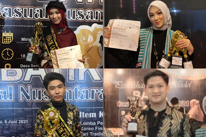 Siswa SMAN 1 Luwu Sapu Bersih Gelar Juara Lomba Top Model Casual Batik