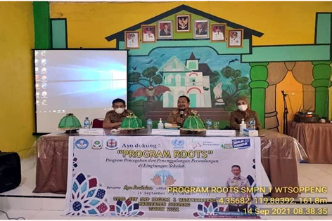 Workshop Program Roots Anti Perundungan Bullying Di Smpn 1 Watansoppeng